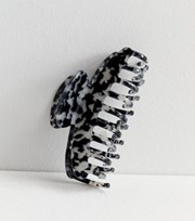 New Look Grey Abstract Resin Hair Claw Clip